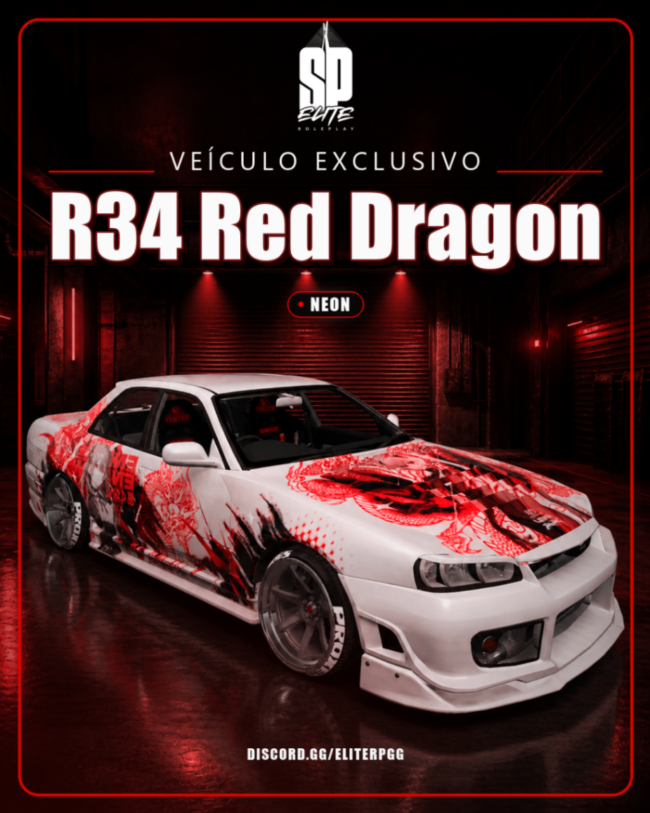 Nissan R34 Red Dragon